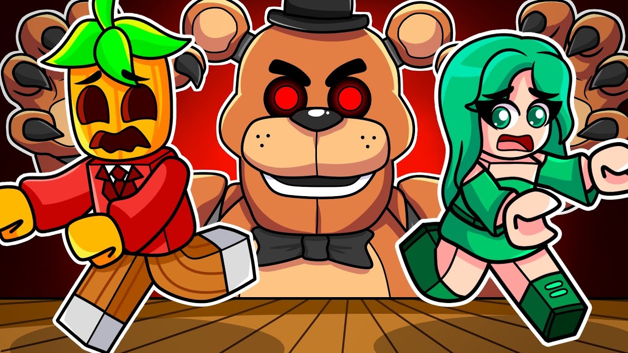 JARDITO y LUNA Escapan de LA PIZZERIA de FREDDY en Roblox!