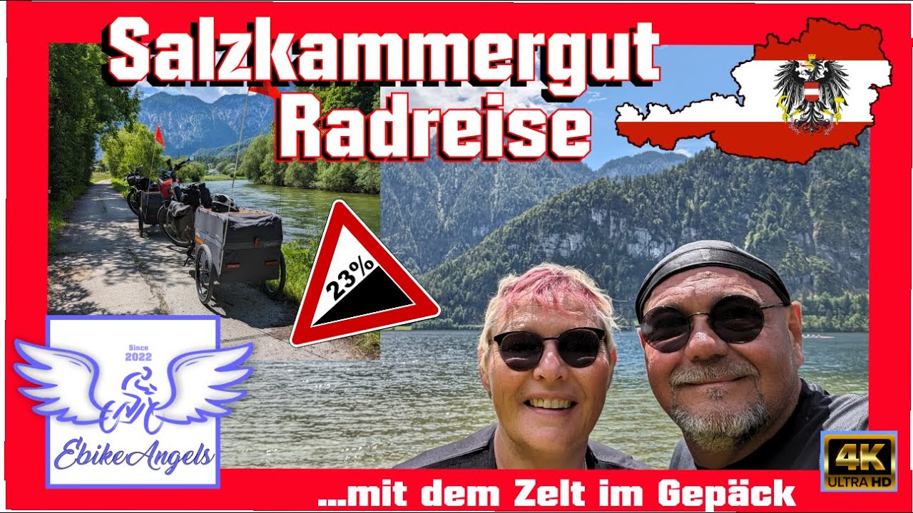 Epische Radreise durchs Salzkammergut 🚴✨ | mit Zelt und Qubee XL Anhänger + KI-generierte Musik 🎶