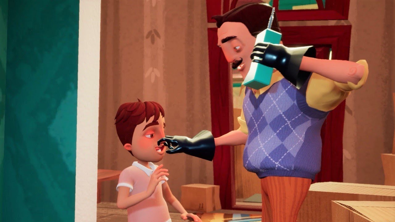 CONOCEMOS LA FAMILIA DEL VECINO - HELLO NEIGHBOR HIDE AND SEEK