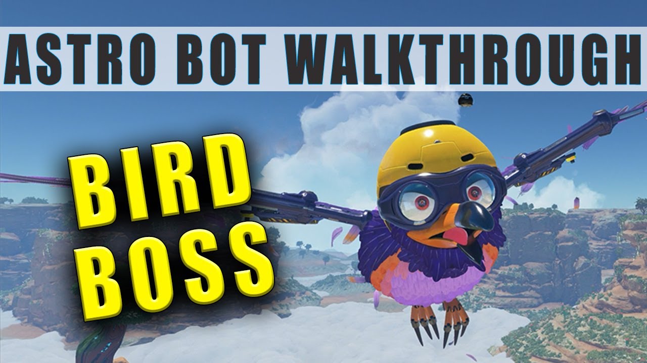 Astro Bot Bird Boss Fight - How to beat Falcon McFly the Giant Bird
