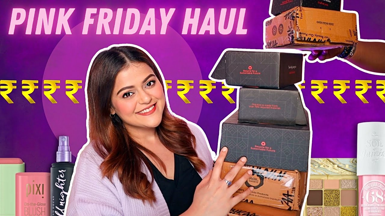 HUGE Nykaa Pink Friday Sale Haul 2023 - I AM DONE WITH IT