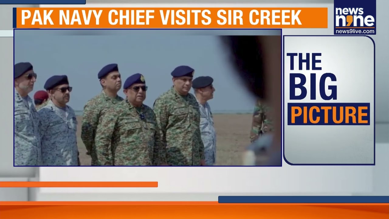 Pakistan Naval Chief Visits Sir Creek | India Calls It Military Provocation | News9