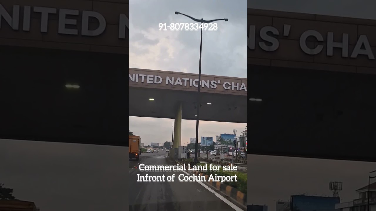 50 cent Commercial property for sale on front of Cochin Airport#commercial #realestate