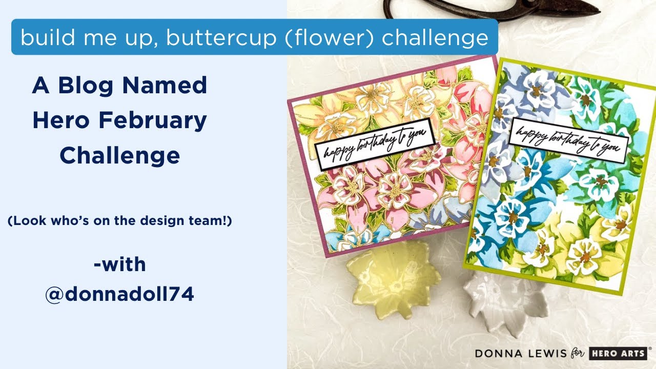 Build me up buttercup - Flower cards, and good news
