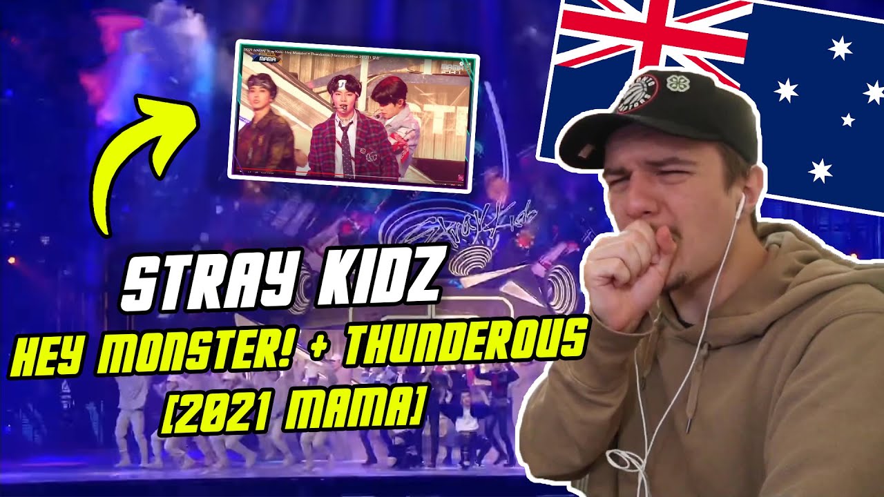 THE BEST PERFORMANCE EVER! | [2021 MAMA] Stray Kids - Hey, Monster! + Thunderous (AUSSIE reaction)