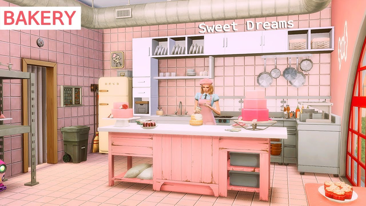 Сладкие Мечты  🧁 Пекарня  • Без СС | Симс 4 | Строительство