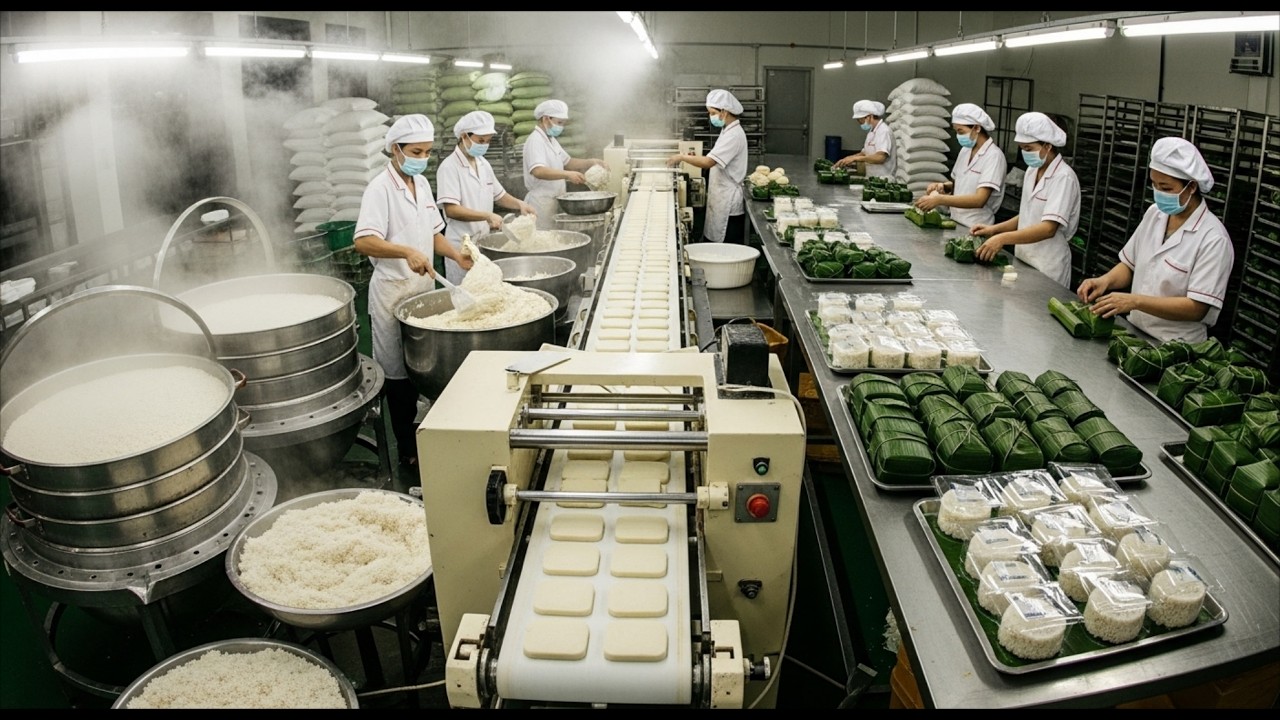 Bên trong nhà máy Quy trình sản xuất bánh Gai tại Việt Nam Toàn bộ quy trình