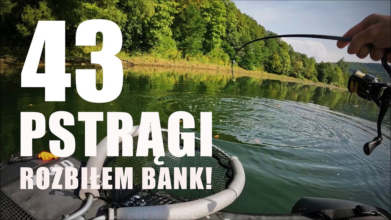 43 trout - I broke the bank! | Fishing for rainbow trout from a belly boat