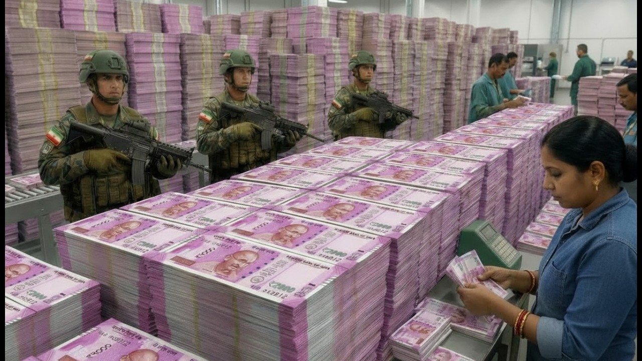 How India Prints Billions of Rupees Every Day | Full Factory Process #factory #money