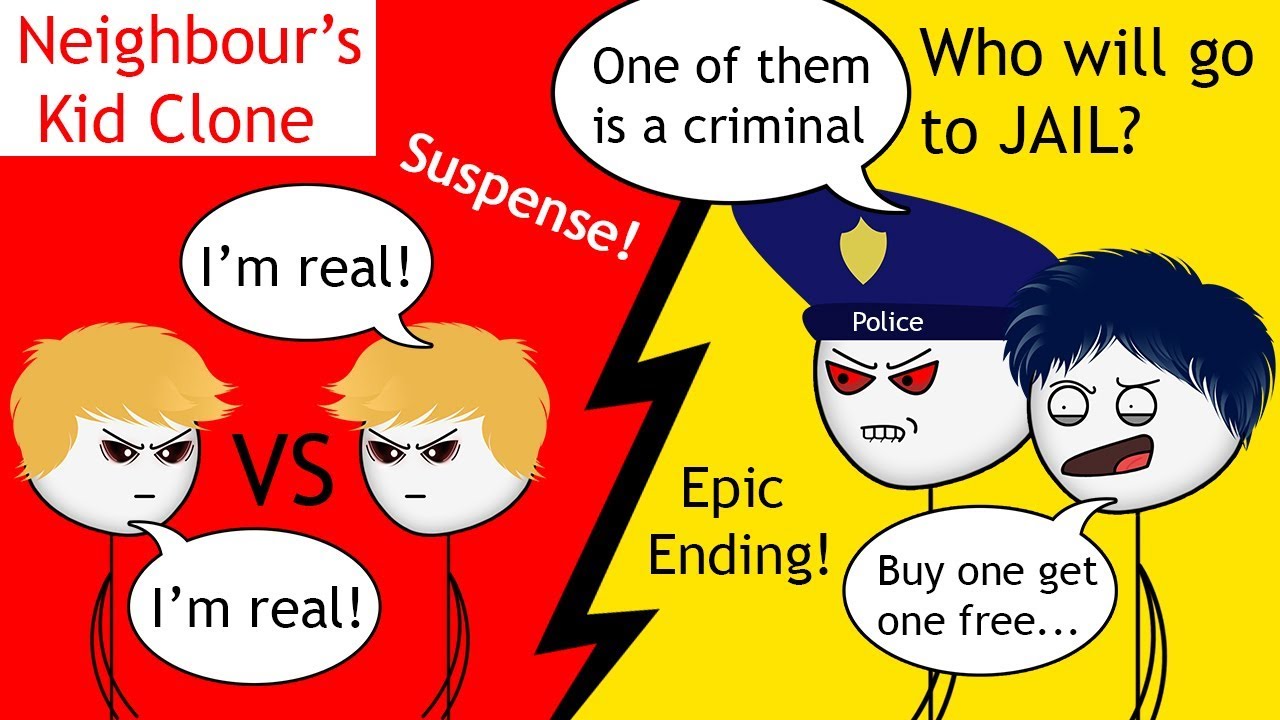 When a Neighbour's Kid meets his Evil Clone PART 1