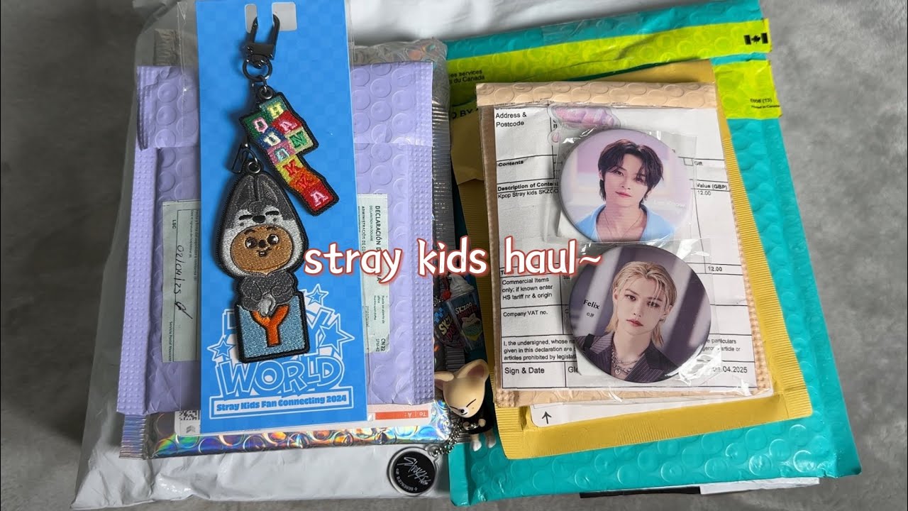 Stray Kids Haul Before the dominATE Concert~!!! 🖤❤️