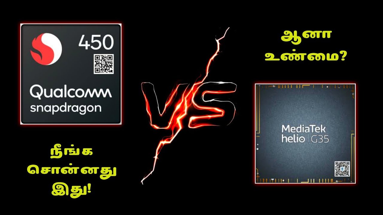 MediaTek Helio G35 vs Snapdragon 450 Comparison in Tamil @TechBagTamil