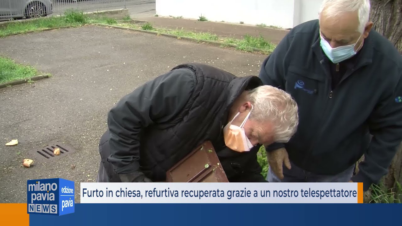 Furto in chiesa, refurtiva recuperata grazie a un nostro telespettatore