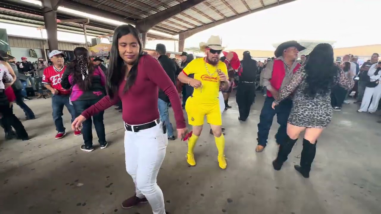 Disfrutando el baile pulga álamo Texas💃🕺🎶