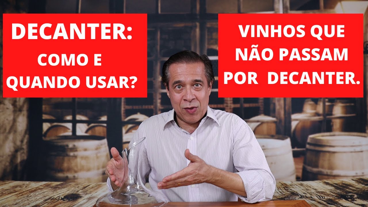 DECANTER DE VINHO: COMO E QUANDO USAR?