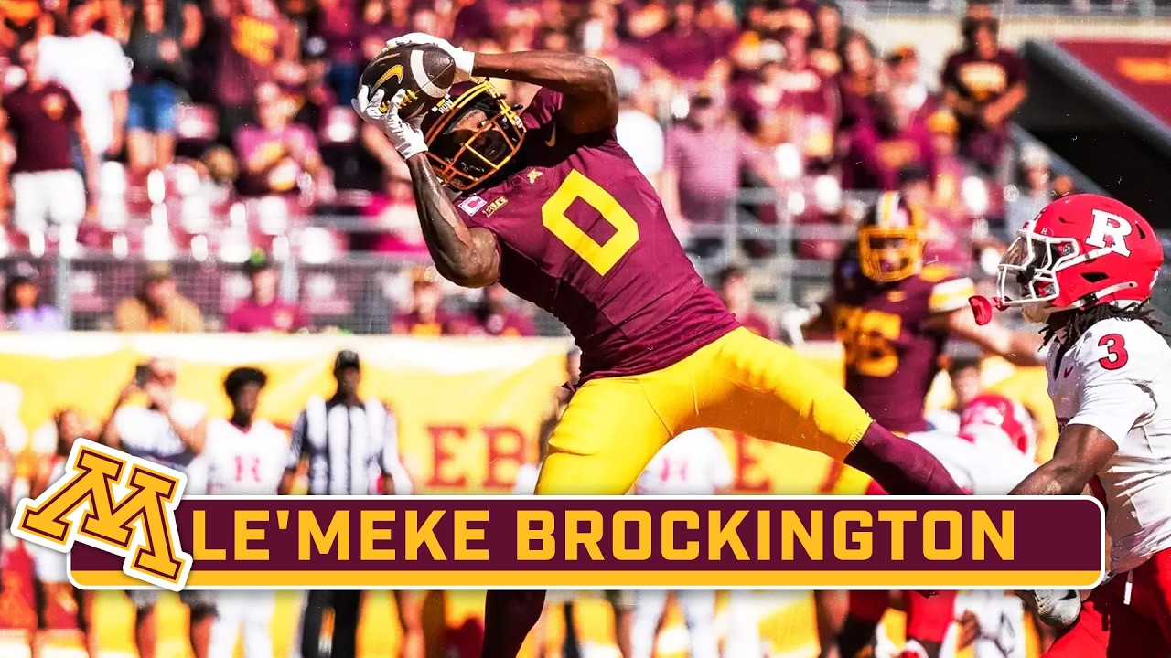 2026 SENIOR HIGHLIGHTS: WR Le'Meke Brockington | Minnesota Football