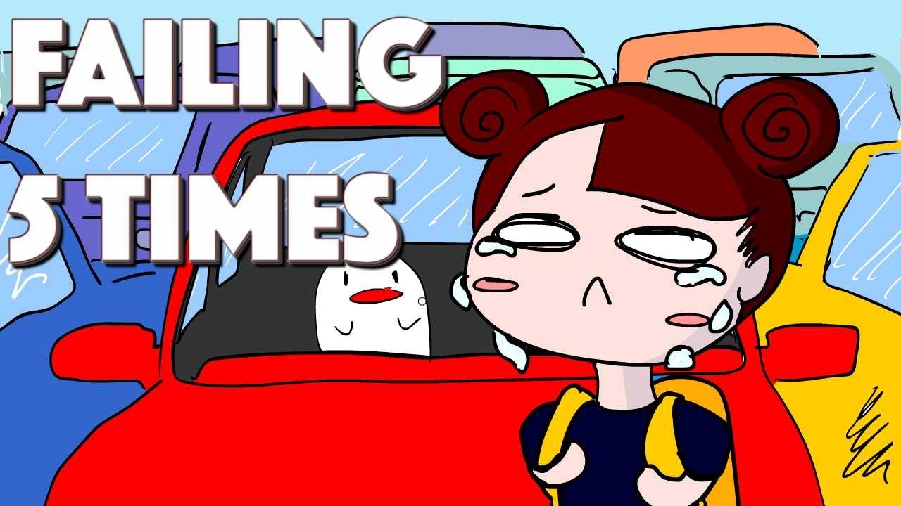 HOW I FAILED MY DRIVING TEST 5 TIMES (story time animation)