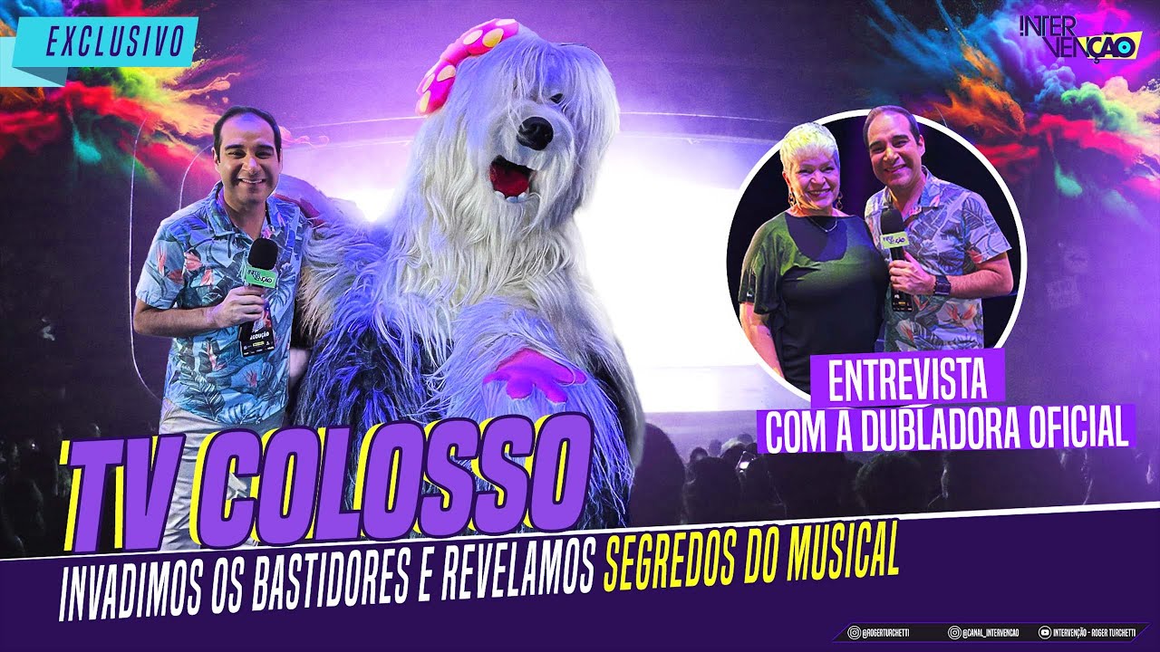 EXCLUSIVO: INVADIMOS OS BASTIDORES E REVELAMOS SEGREDOS DA TV COLOSSO O MUSICAL I 260