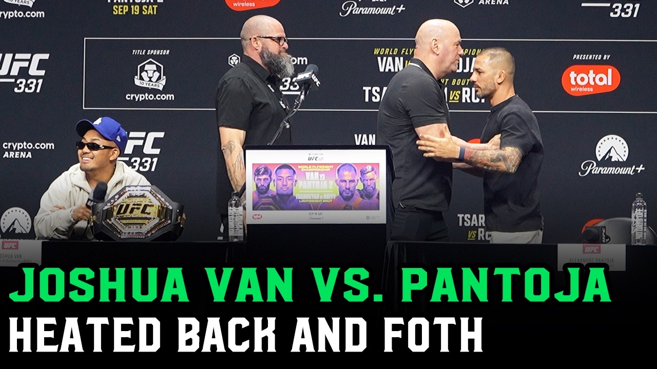 Joshua Van vs. Alexandre Pantoja Get HEATED: 