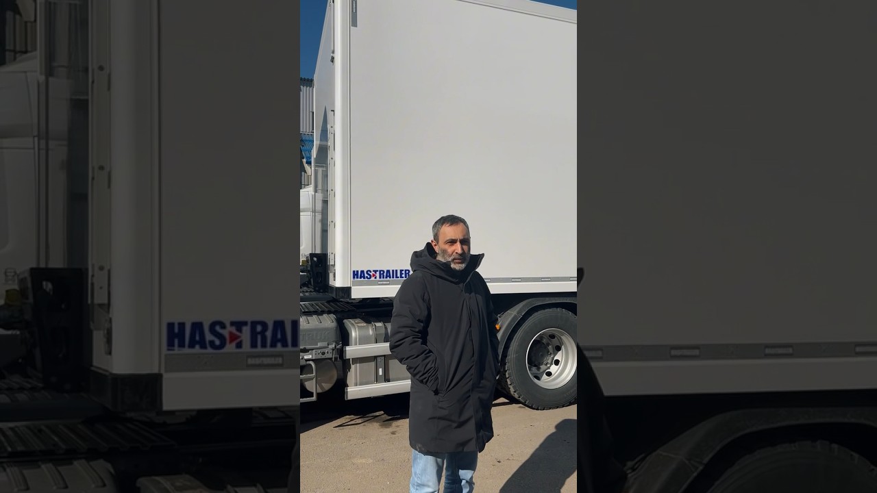 Передали заказчику два изотермических полуприцепа HASTRAILER, длиной 13,6 #hastrailer #полуприцеп