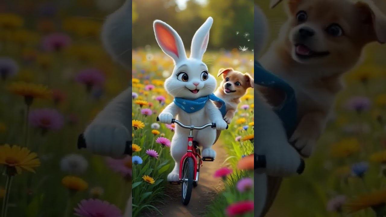 rabbit and dog🥰🥰 