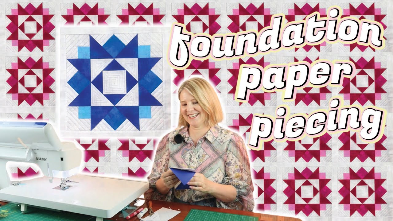 FOUNDATION PAPER PIECING - NO TEAR PAPER METHOD