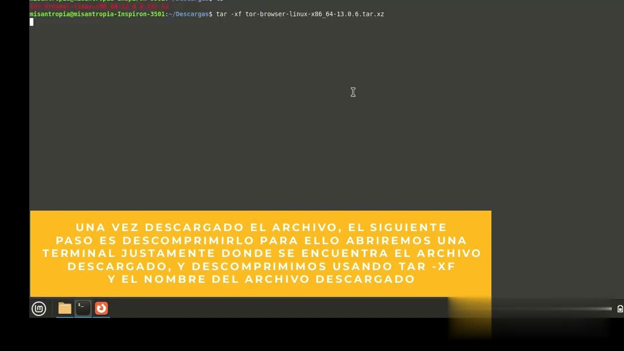 C&oacute;mo Descargar e Instalar Tor en Linux Mint | Tutorial de Navegaci&oacute;n An&oacute;nima