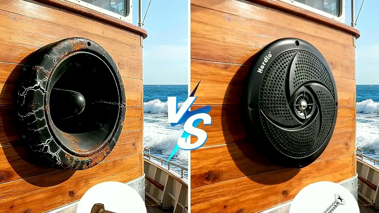Herdio 5.25 Inch 160W Waterproof Marine Speakers Review