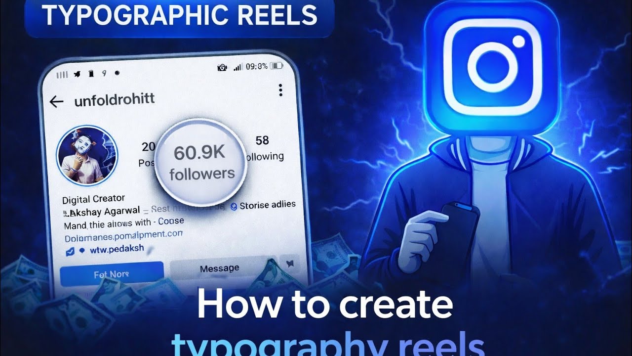 Typography Reels Kaise Banaye 😱 | Beginner to Pro Full Tutorial