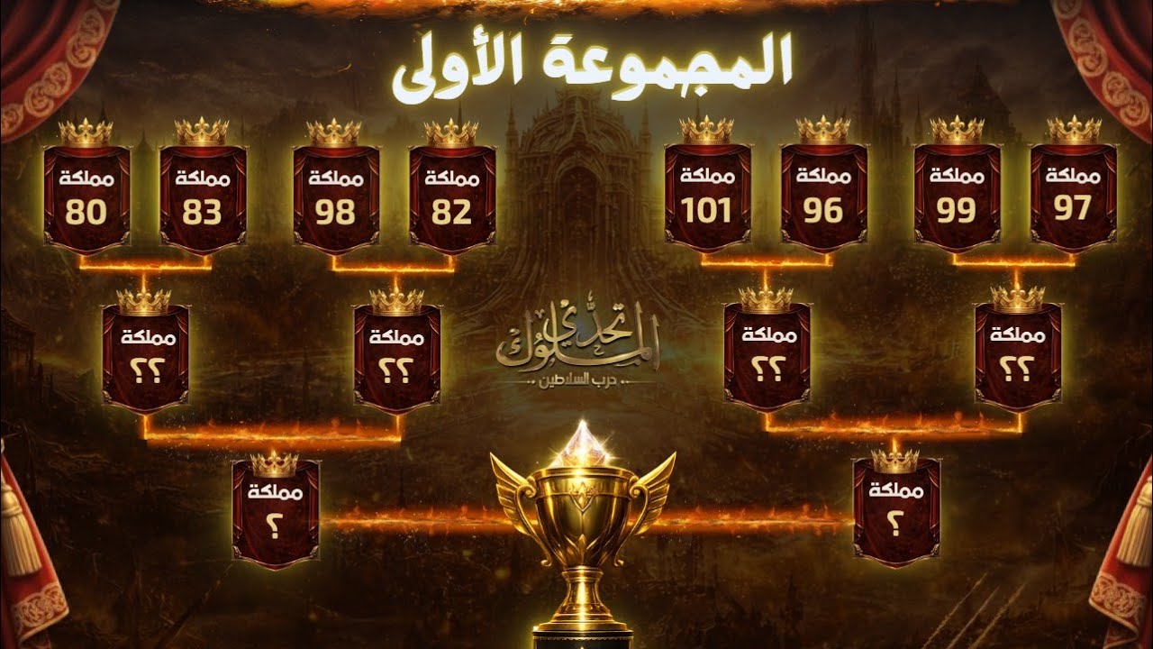 البطولة الرمضانية منافسات 🔰 المجموعة الأولى k98🆚k82 | لعبة تحدي الملوك حرب السلاطين 