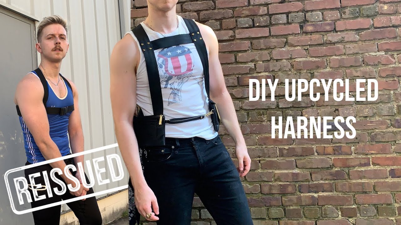 DIY upcycled utility harness/bag | REISSUED