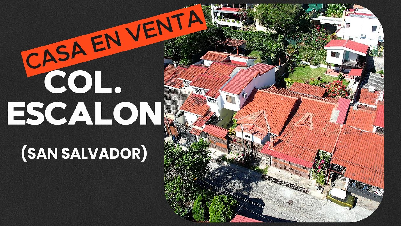 CASA EN VENTA, COL. ESCALON, SAN SALVADOR (EL SALVADOR)