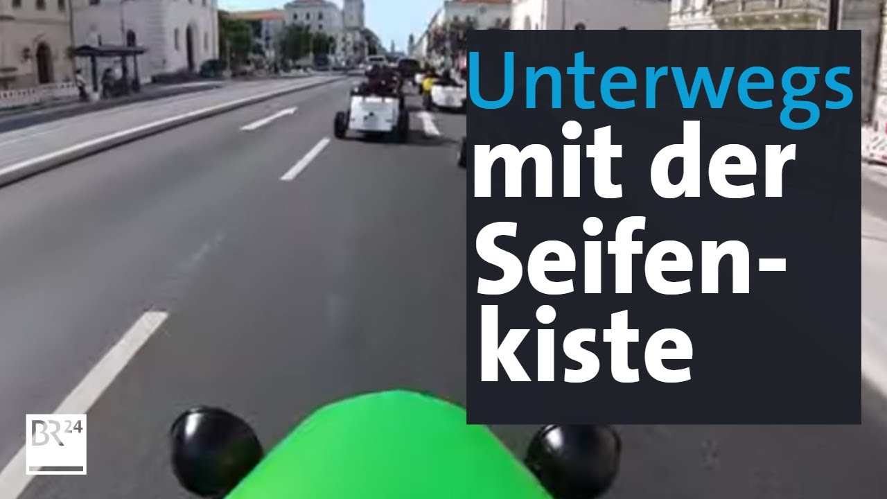 In der Seifenkiste durch München | Abendschau | BR24