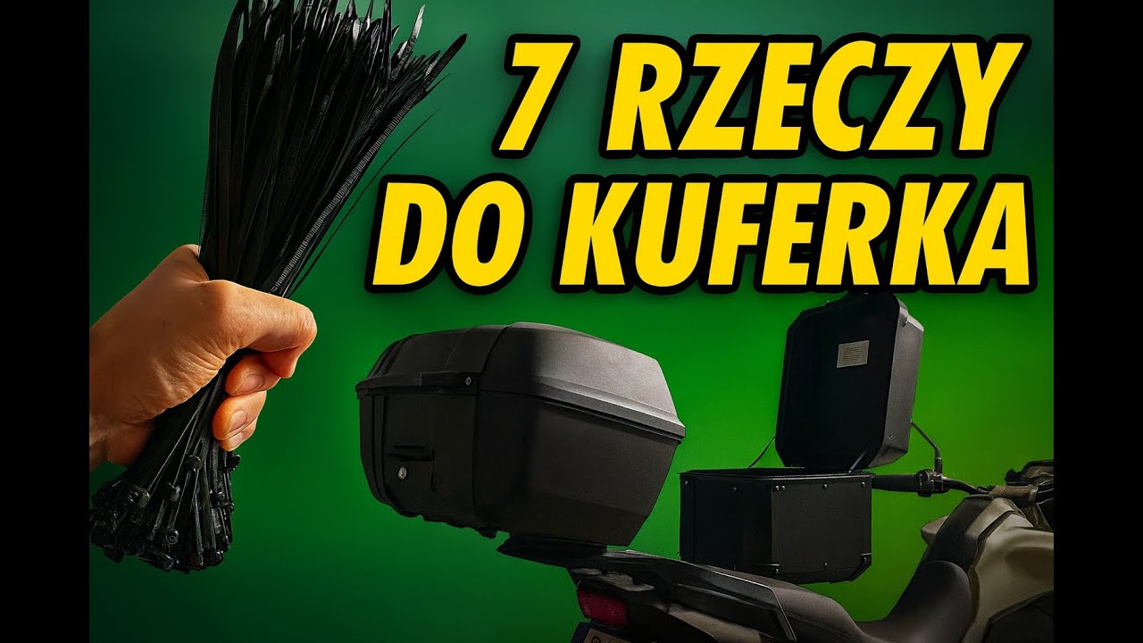 7 rzeczy, które MUSISZ mieć w kuferku motocyklowym | Poradnik na każdą trasę!
