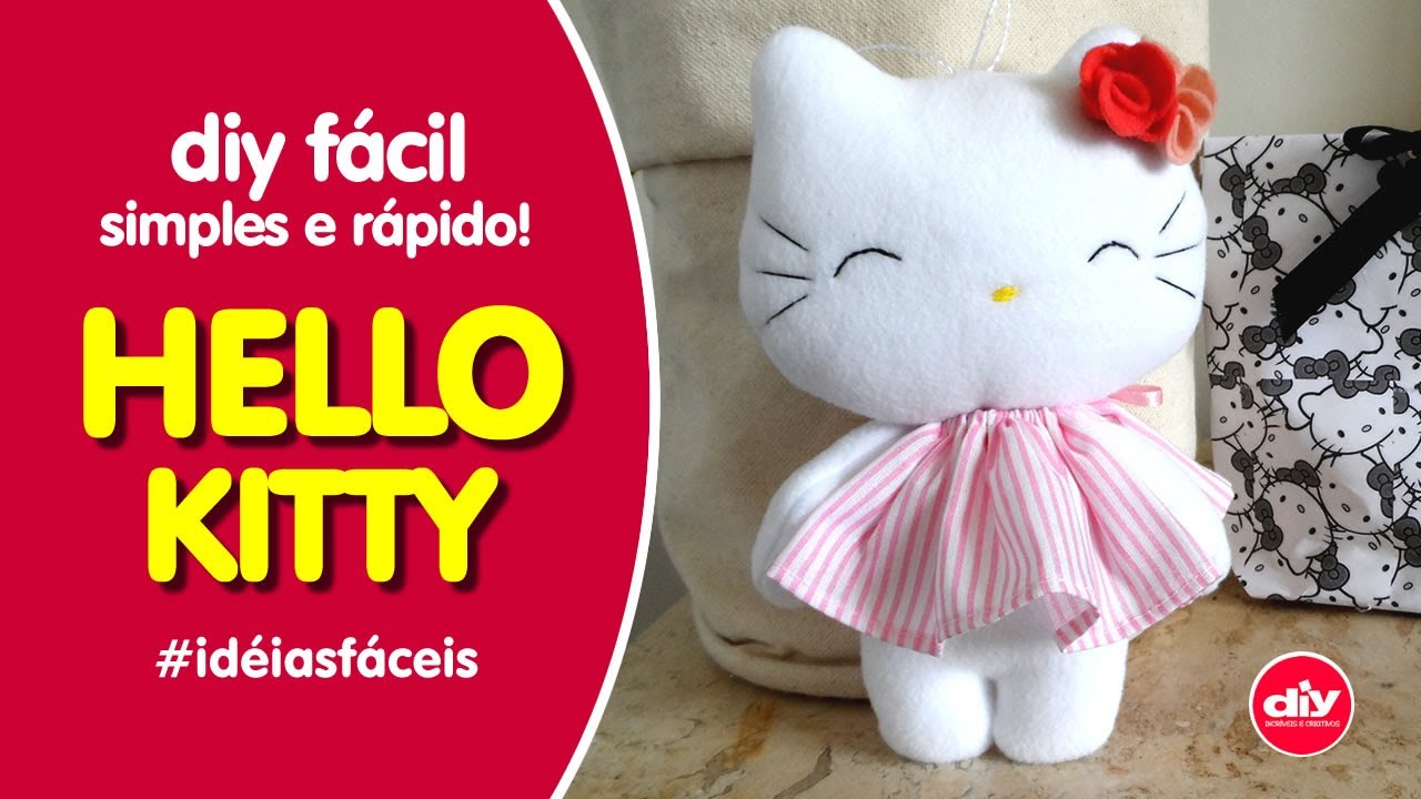 Faça em Poucos Passos uma Hello Kitty Linda e Arrase!!!