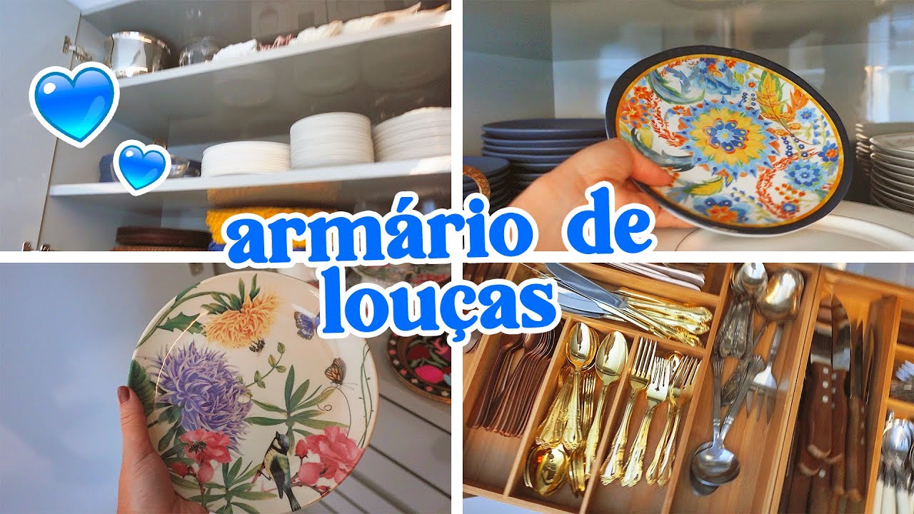ARMÁRIO DE LOUÇAS DA MINHA MÃE (Tour completo e dicas práticas)