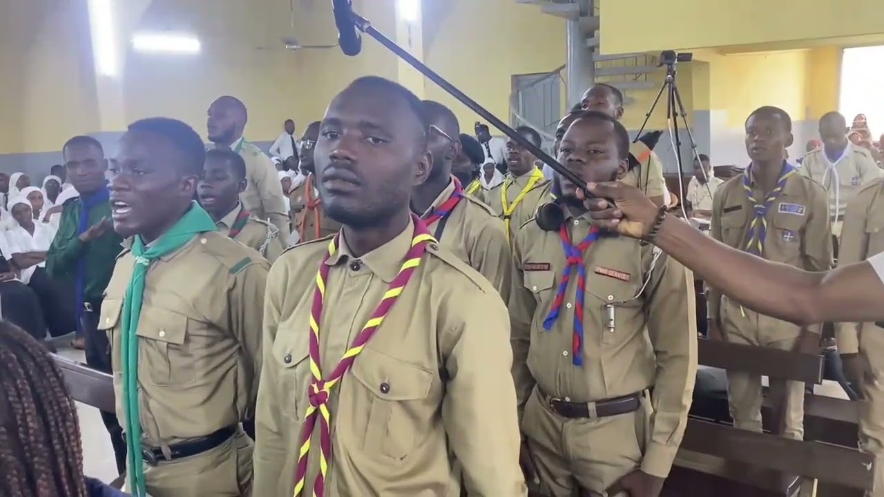 Cérémonie Scout Engagement Scout Congo Brazzaville
