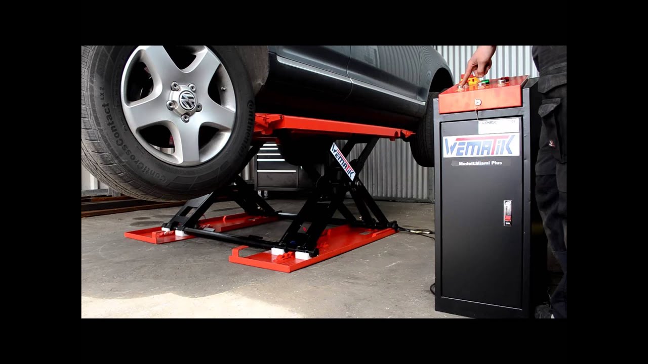 WEMATIK Produktvideo Scherenhebeb&uuml;hne Miami Plus - www.wematik.de
