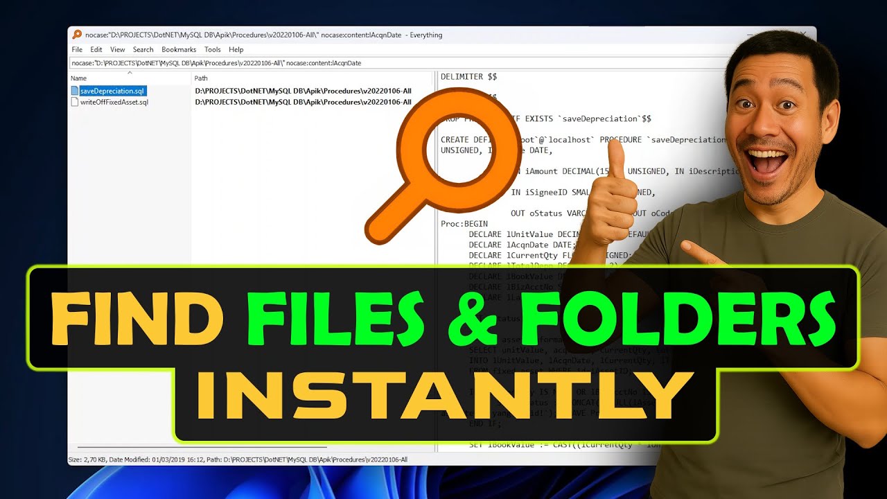 Everything: The Best FREE File Search Utility For Windows | Find Your Files & Folders Instantly!!!