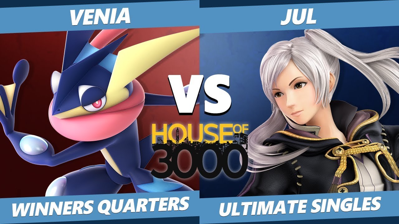 Smash Ultimate Tournament - Venia (Greninja) Vs. Jul (Robin) SSBU Xeno 158 Winners Quarters