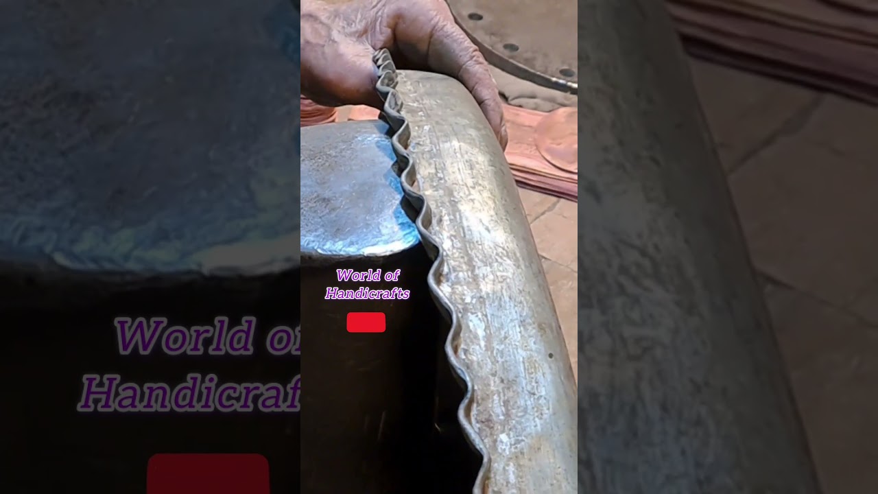 Creating Fluted Edges: Hammering a Plain Copper Tray into Art