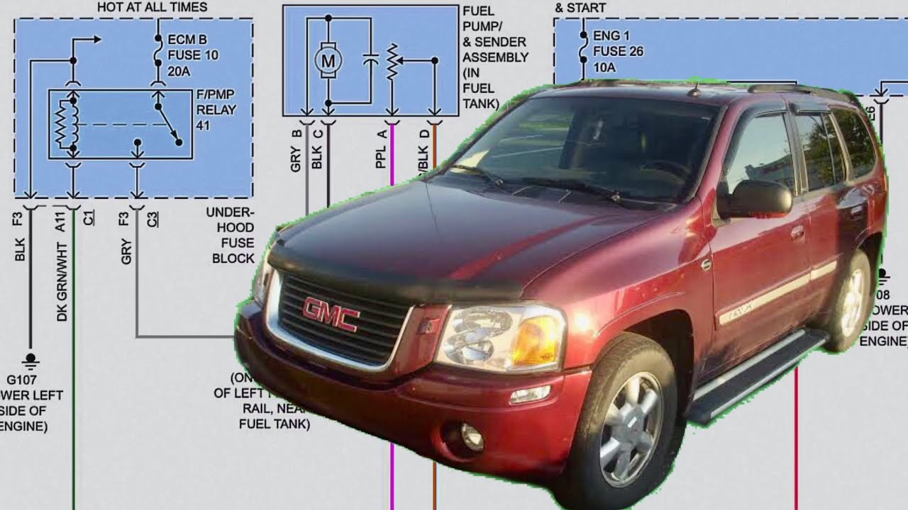 GMC Envoy 4.2 Bomba de Gasolina no Enciende o Falla