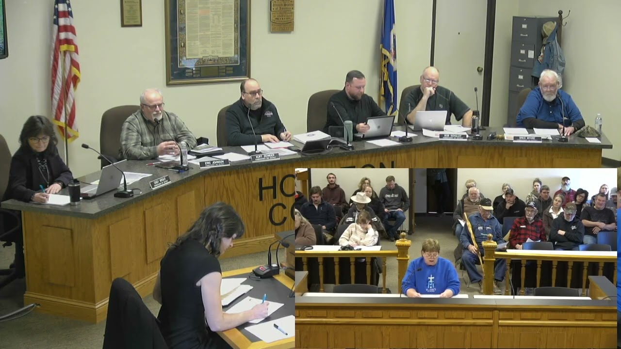 Official Houston County Board Meeting 2-3-26