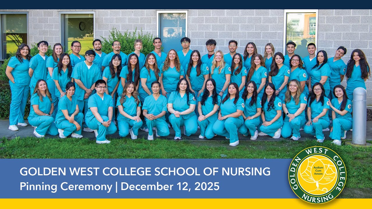 December 12, 2025: Golden West College School of Nursing Pinning Ceremony