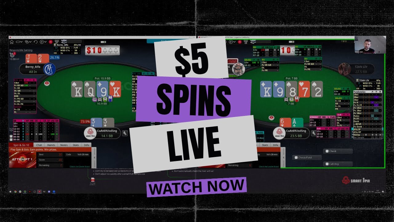 START CRUSHING $5 SPIN & GO'S WITH SMART SPIN