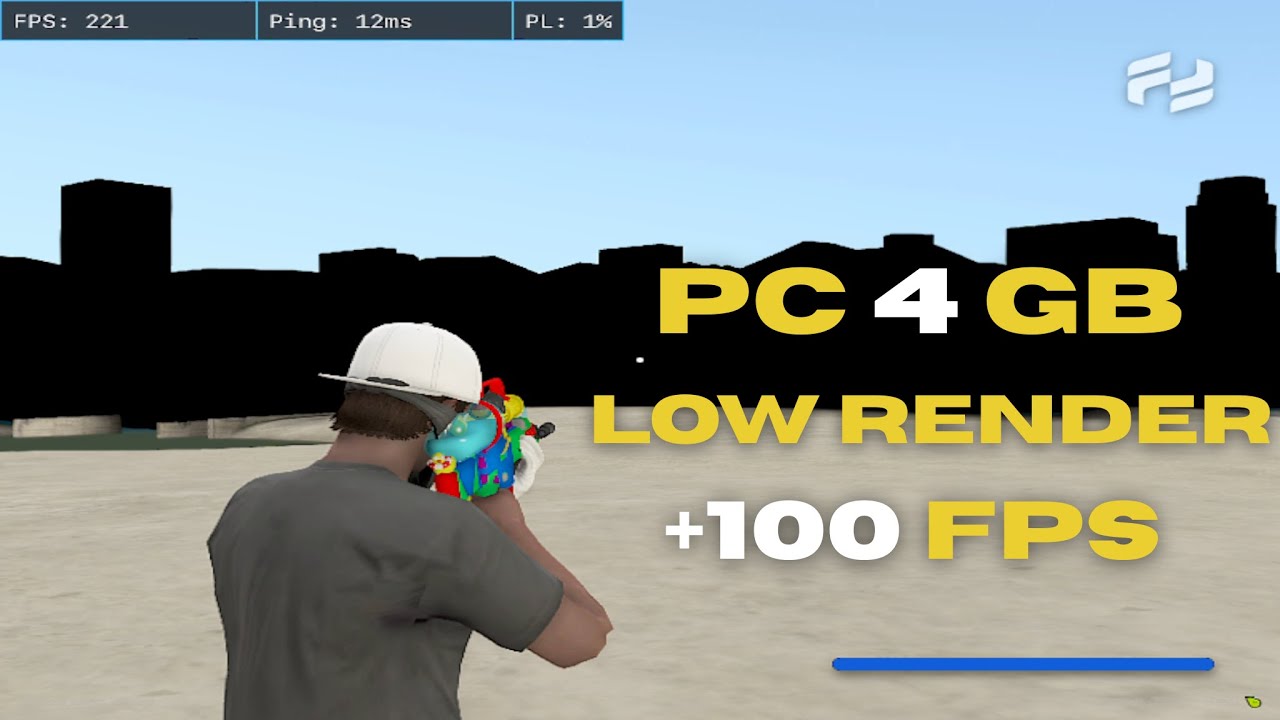 MELHOR CITIZEN FIVEM PARA PC FRACO 4 GB DE RAM E COMO AUMENTAR O FPS | COMO RODAR FIVEM NO PC FRACO🚀