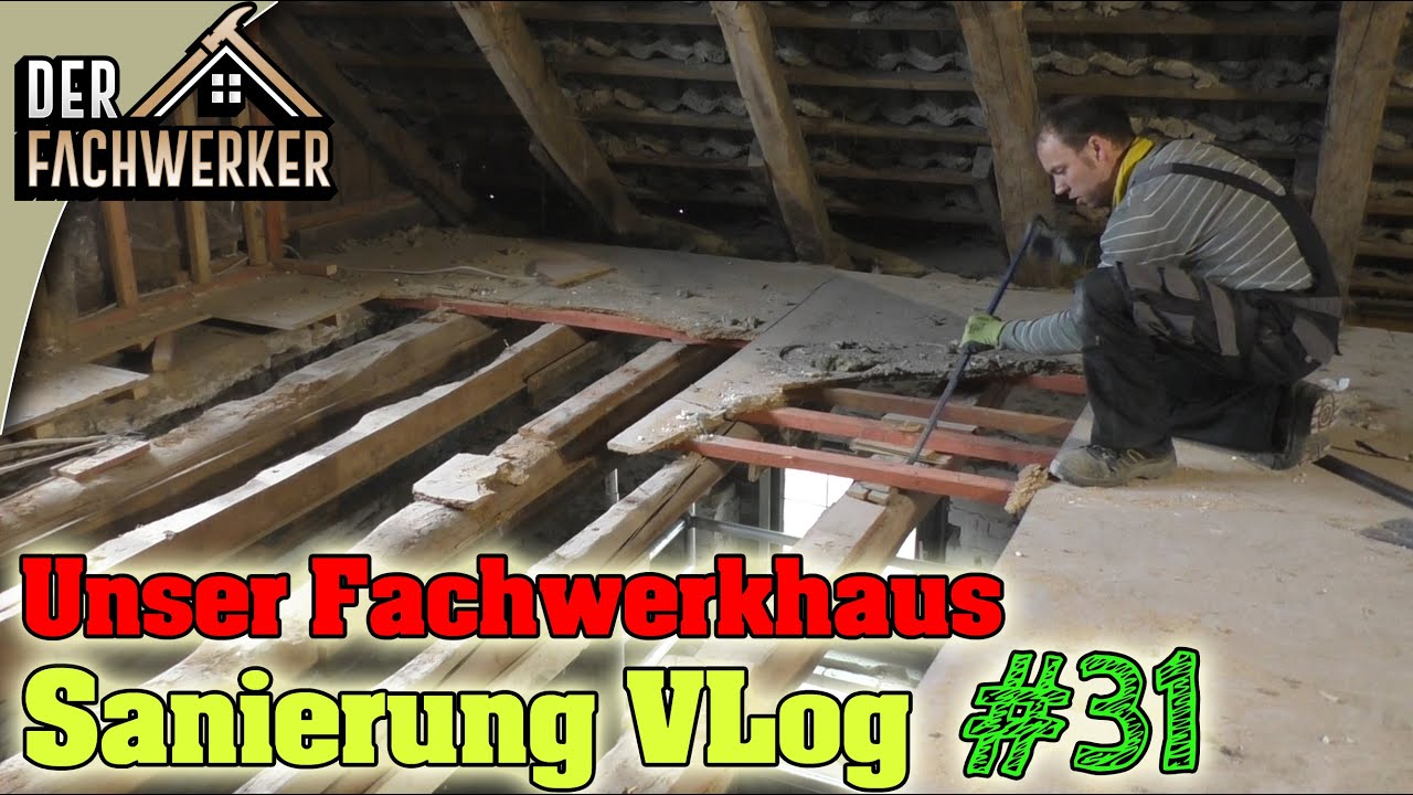 Fachwerkhaus VLog #31 - Denn (Balken-)Lage ist alles... Auch für Holzwürmer!