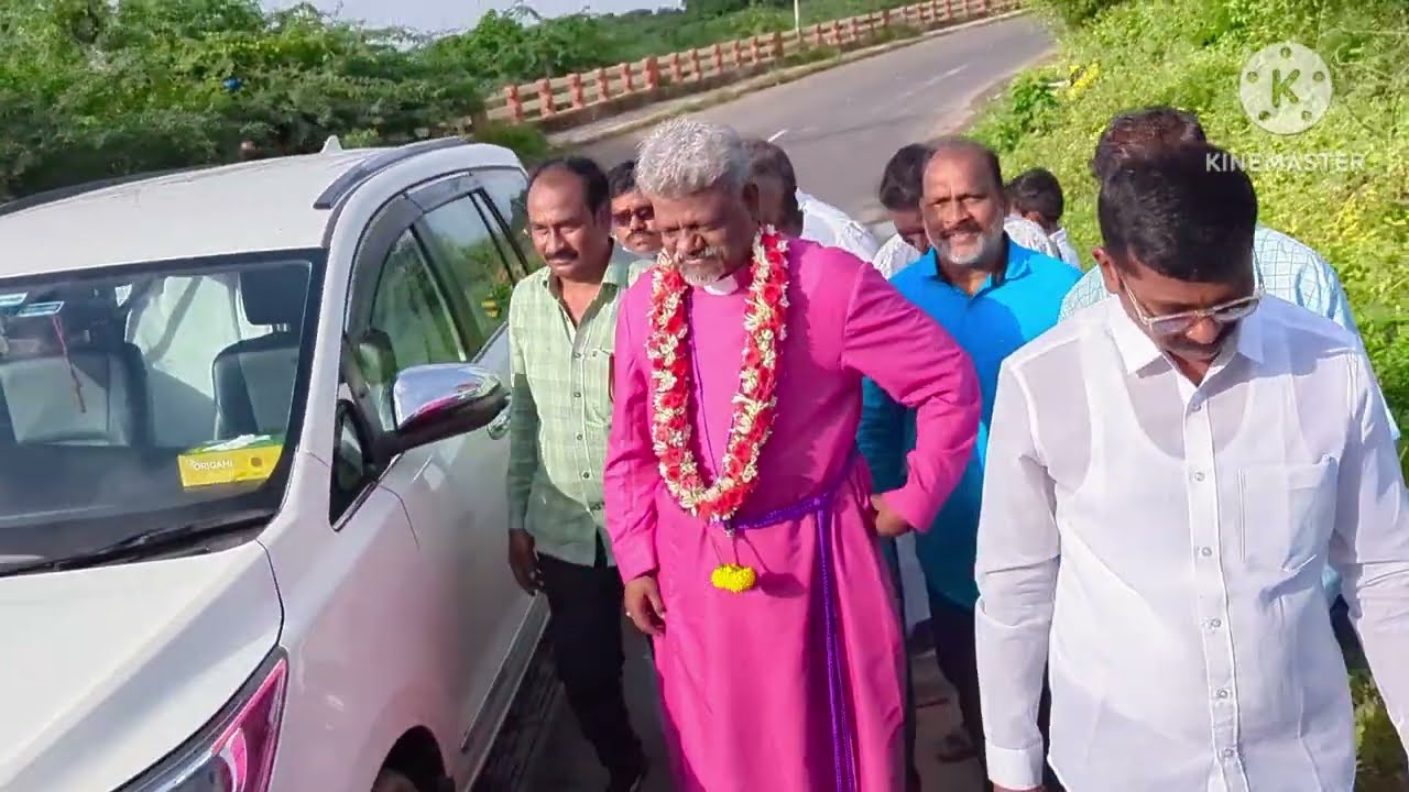 Welcome for (The Rt.Rev.Kamanuri Santhosh Prasanna Rao) garu @CSI CHRIST CHURCH GIDDALUR, 31/08/2025