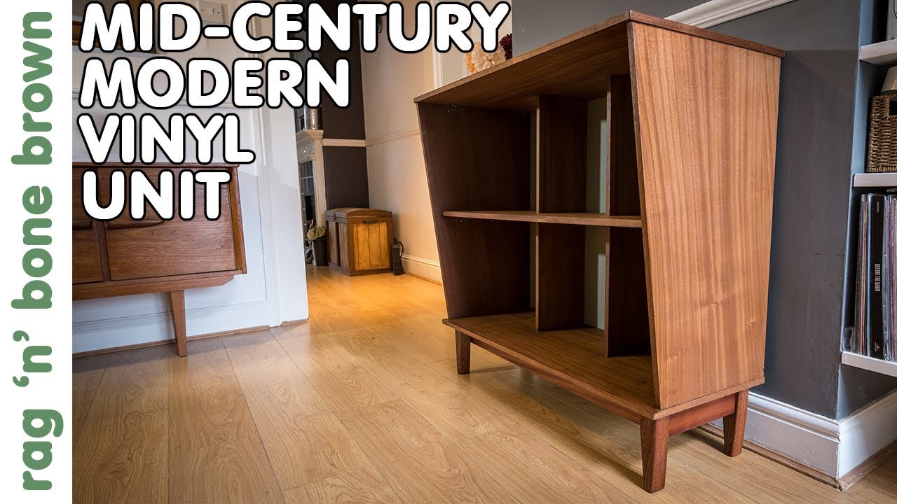 Making A Mid Century Modern Vinyl Storage Unit (part 2 of 2)