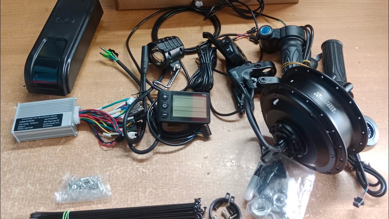 Electric bicycle conversion kit 36v/48v 250w with s866 display and sine wave controller (kewl brand)